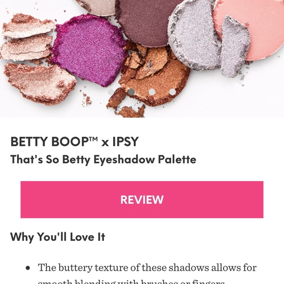 Betty Boop Ipsy Eyeshadow Palette - Picture 2 of 2